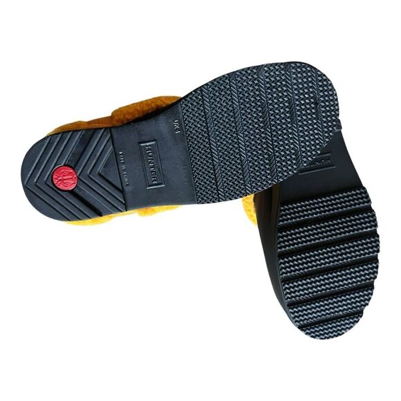 Hunter Cozy Yellow and Black Fleece-Lined Clogs - Picture 6 of 8